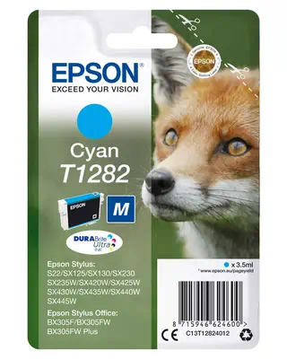 Achat EPSON T1282 cartouche dencre cyan capacité standard 3.5ml - 8715946624617