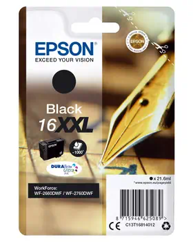 Achat EPSON 16XXL cartouche dencre noir très haute capacité 1 au meilleur prix