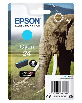 Cartouche "Eléphant" - Encre Claria Photo HD C Epson - visuel 1 - hello RSE - Réduisez vos coûts d'impression avec les cartouches d'encre haute capacité