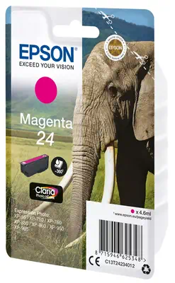 EPSON 1LB 24 ink cartridge magenta standard capacity 4.6ml - Epson - Cartouches d'encre - visuel 1