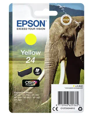 Cartouche "Eléphant" - Encre Claria Photo HD J Epson - visuel 1 - hello RSE - Réduisez vos coûts d'impression avec les cartouches d'encre haute capacité