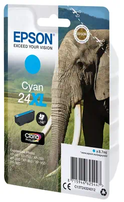 Vente EPSON 24XL cartouche dencre cyan haute capacité 8.7ml Epson au meilleur prix - visuel 2