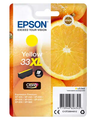 Achat Cartouches d'encre EPSON Cartouche Oranges Encre Claria Premium Jaune (XL