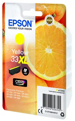 Vente EPSON Cartouche Oranges Encre Claria Premium Jaune (XL Epson au meilleur prix - visuel 4