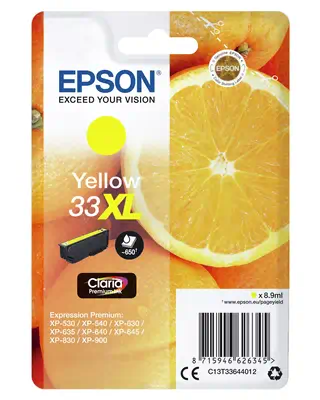 Achat EPSON Cartouche Oranges Encre Claria Premium Jaune (XL sur hello RSE - visuel 3