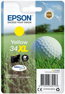 Achat EPSON Singlepack 34XL Encre Jaune DURABrite Ultra 10,8ml sur hello RSE - visuel 3