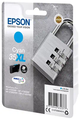 Vente Epson Padlock Singlepack Cyan 35XL DURABrite Ultra Ink Epson au meilleur prix - visuel 2