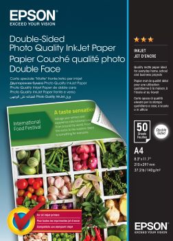 Achat Epson Double-Sided Photo Quality Inkjet Paper - A4 - 50 Sheets au meilleur prix