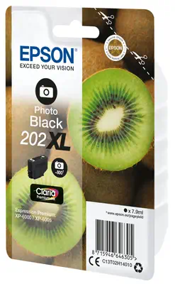 EPSON 5LB 202XL Photo Black Ink Cartridge with Epson - visuel 1 - hello RSE - Réduisez vos coûts d'impression