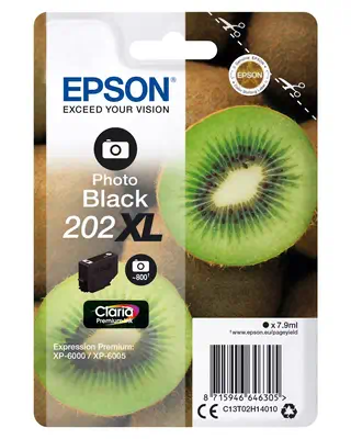 Achat Cartouches d'encre EPSON 202XL EPSON Photo Black Ink Cartridge (with