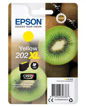 Achat Epson Kiwi Singlepack Yellow 202XL Claria Premium Ink au meilleur prix