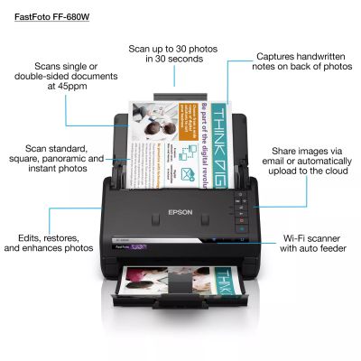 Vente EPSON FastFoto FF-680W Document scanner Contact Image Epson au meilleur prix - visuel 4