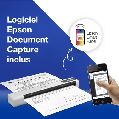 Epson WorkForce DS-70 Scanner portable 600 x 600 DPI A4 Blanc - visuel 4
