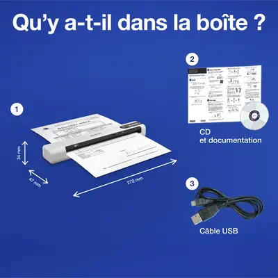 Epson WorkForce DS-80W Scanner portable 600 x 600 DPI A4 Blanc - visuel 8