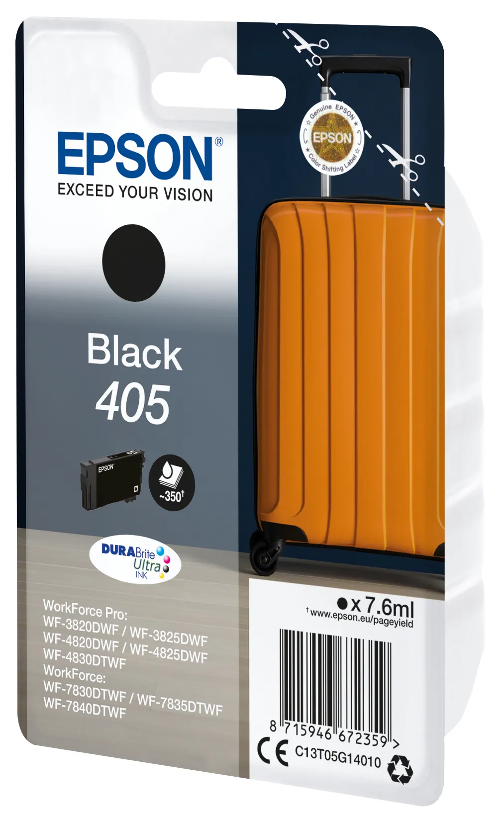 Vente EPSON Singlepack Black 405 DURABrite Ultra Ink Epson au meilleur prix - visuel 4