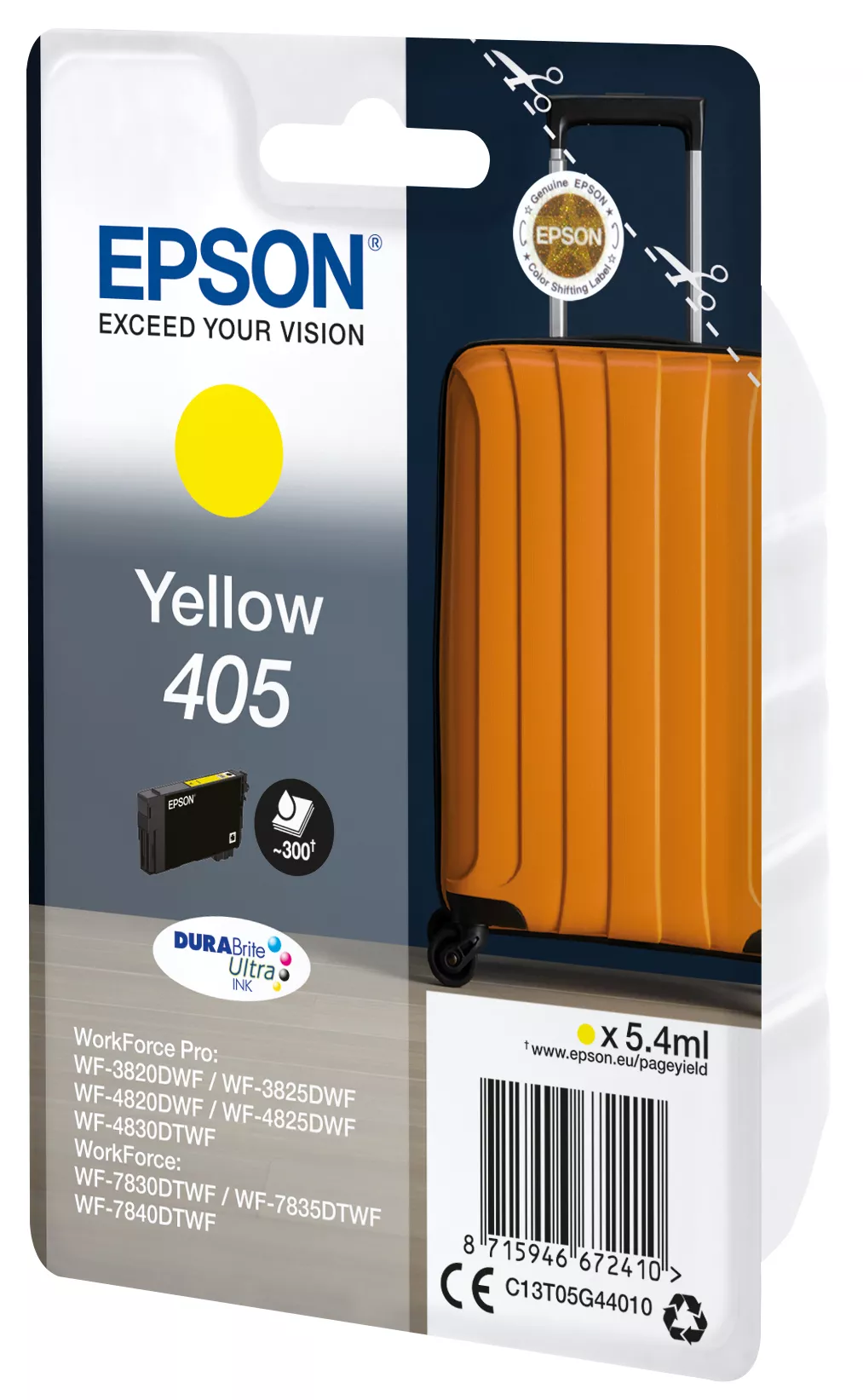 Vente Epson Singlepack Yellow 405 DURABrite Ultra Ink Epson au meilleur prix - visuel 2