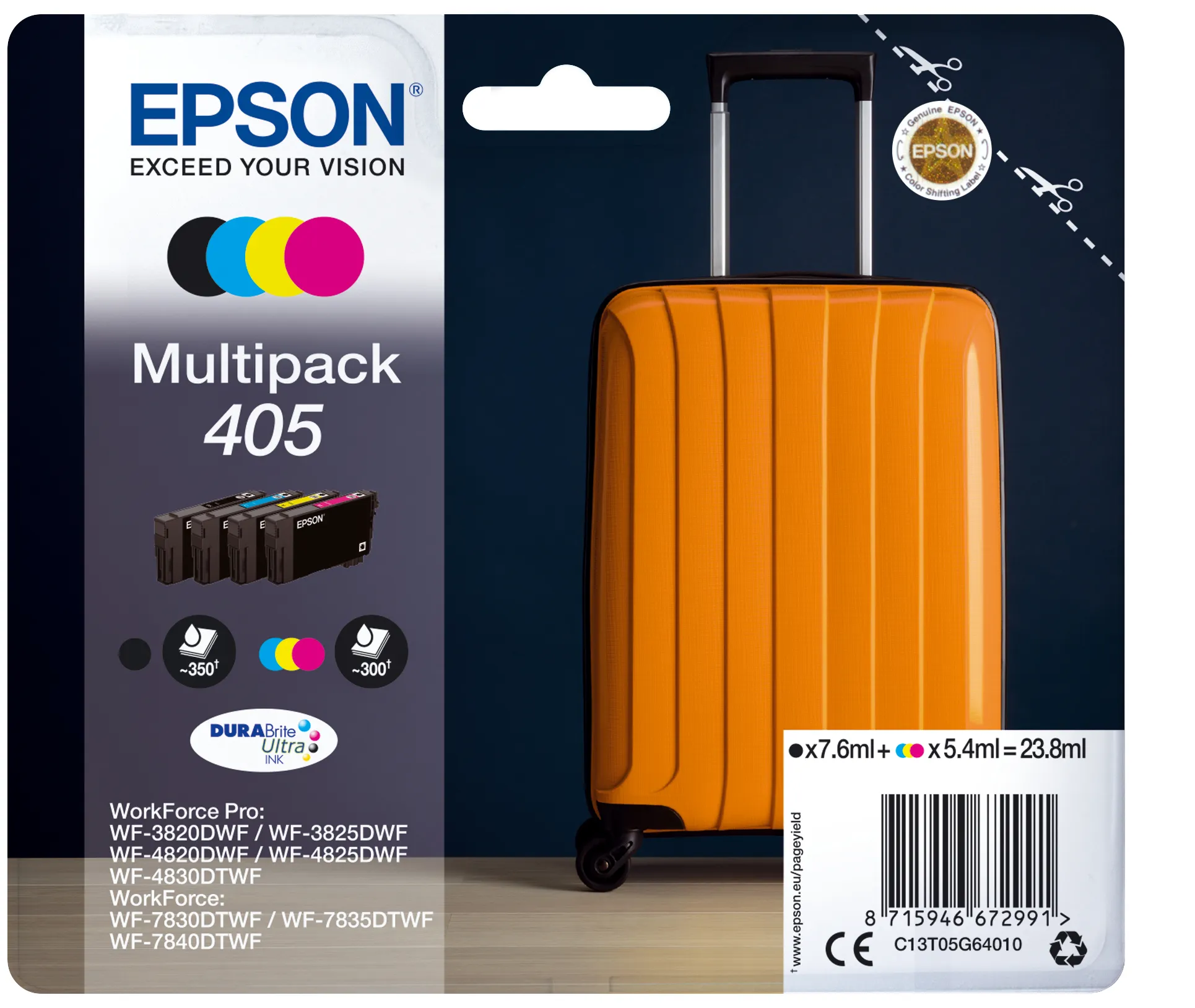 Achat EPSON Multipack 4-colours 405 DURABrite Ultra Ink sur hello RSE - visuel 3