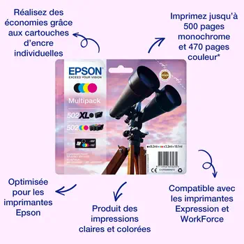 Avis Cartouches d'encre Epson Rendement standard
