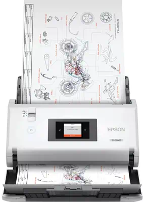 Epson WorkForce DS-32000 Alimentation papier de scanner 600 x 600 DPI A3 Blanc - Scanner - visuel 5