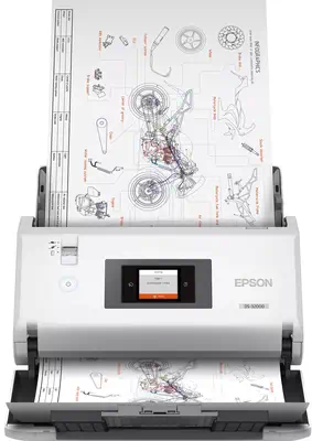 Epson WorkForce DS-32000 Alimentation papier de scanner 600 x 600 DPI A3 Blanc - Scanner - visuel 1