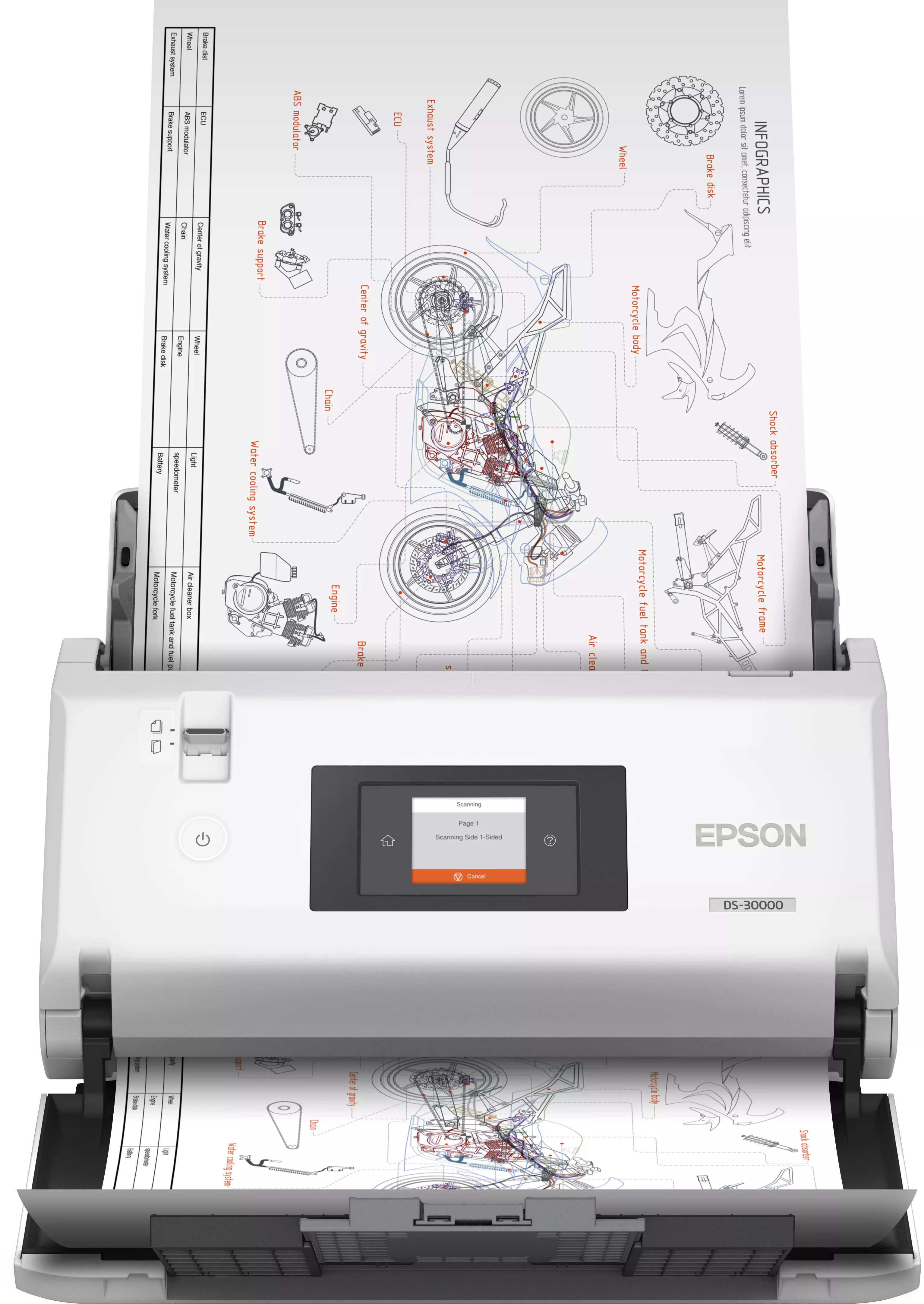 Vente EPSON WorkForce DS-30000 Document scanner Contact Epson au meilleur prix - visuel 2