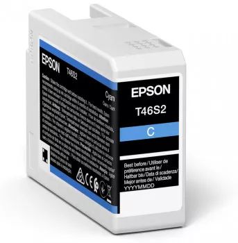 Vente Cartouches d'encre EPSON Singlepack Cyan T46S2 UltraChrome Pro 10 ink 26ml sur hello RSE