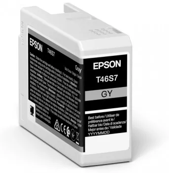 Vente Cartouches d'encre EPSON Singlepack Gray T46S7 UltraChrome Pro 10 ink 26ml sur hello RSE