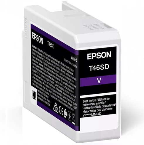 Revendeur officiel EPSON Singlepack Violet T46SD UltraChrome Pro 10 ink 26ml