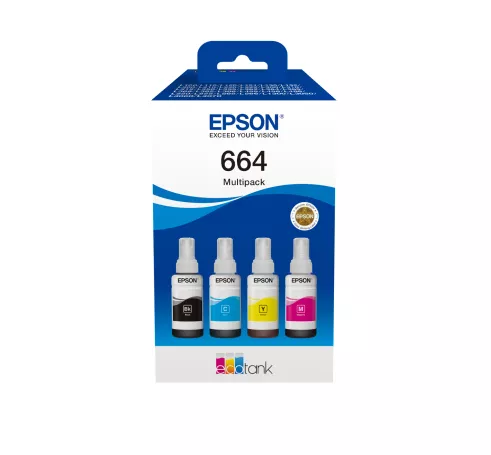 Vente Cartouches d'encre EPSON 664 EcoTank 4-colour Multipack sur hello RSE
