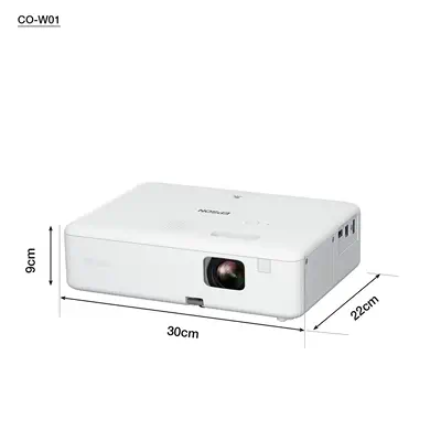 Epson CO-W01 3000 ANSI lumens 3LCD WXGA (1200x800) Noir, Blanc - Vidéoprojecteur Professionnel - visuel 4