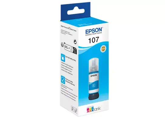 Epson 107 cartouche d'encre 1 pièce(s) Original Cyan Epson - visuel 1 - hello RSE - Laissez libre cours à votre créativité