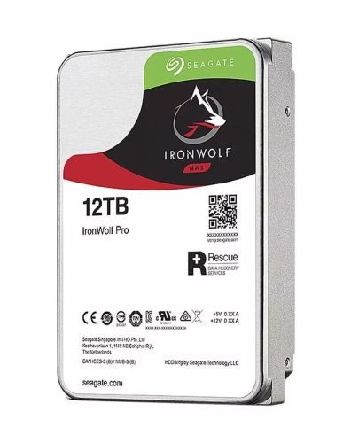 Vente SEAGATE Ironwolf PRO Enterprise NAS HDD 12To 7200rpm 6Gb/s SATA 128Mo au meilleur prix