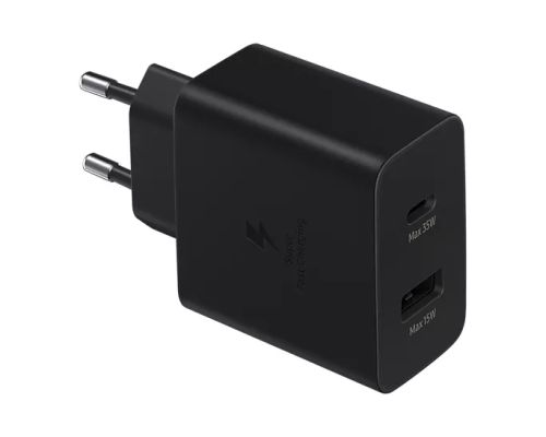 Revendeur officiel SAMSUNG Power Adapter Super Fast Charg. Duo USB-A 15W USB-C 35W