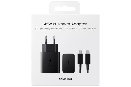 Samsung - Adaptateur secteur USB-C EP-TA800NBEGEU 25 W (noir