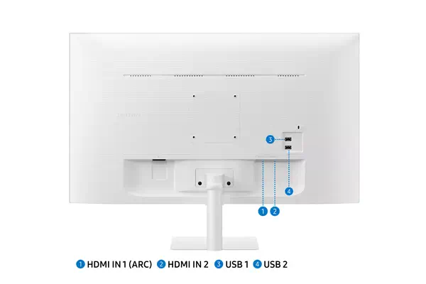 27" Smart Monitor M5 M50C FHD Samsung - visuel 1 - hello RSE - Profite de divertissements plus intelligents