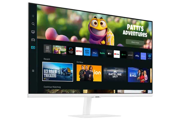 27" Smart Monitor M5 M50C FHD Samsung - visuel 1 - hello RSE - Conserve une image nette et anime les échanges