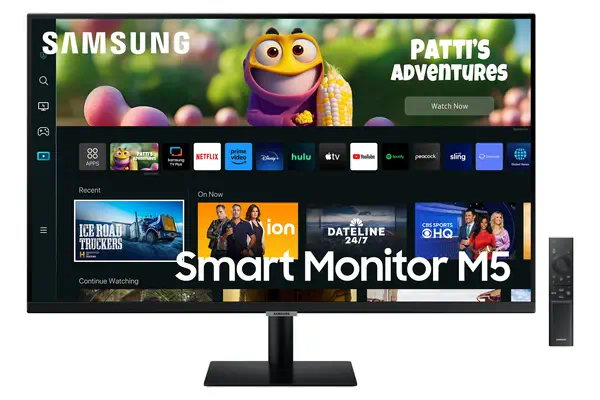 27" Smart Monitor M5 M50C FHD Samsung - visuel 1 - hello RSE - Se connecter avec facilité