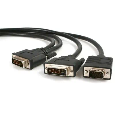 StarTech Câble répartiteur en Y / Splitter vidéo DVI (M) vers - Câble pour Affichage - visuel 1