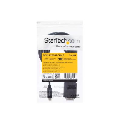 Vente StarTech.com Câble adaptateur USB-C vers VGA de 2 StarTech.com au meilleur prix - visuel 6