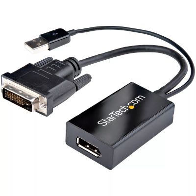 Revendeur officiel StarTech.com Adaptateur DVI vers DisplayPort avec