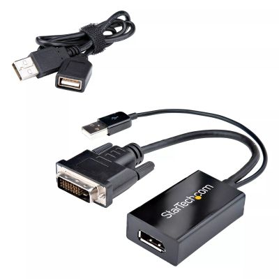 Achat StarTech.com Adaptateur DVI vers DisplayPort avec alimentation USB sur hello RSE - visuel 9