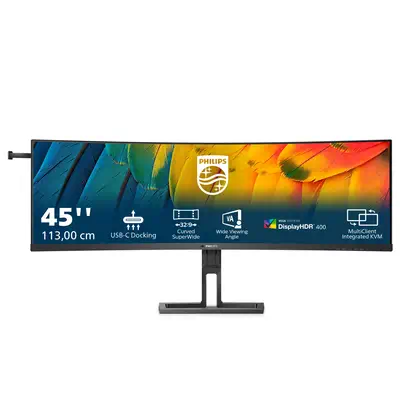 Philips 6000 series 45B1U6900C/00 LED display 113 cm Philips - visuel 1 - hello RSE - Inclinaison, rotation et réglage de la hauteur pour une vision idéale