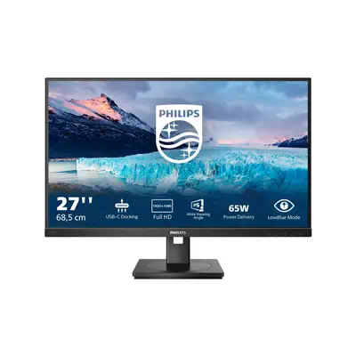 Philips S Line 273S1/00 écran plat de PC Philips - visuel 1 - hello RSE - Certification TÜV Eye Comfort pour la réduction de la fatigue oculaire