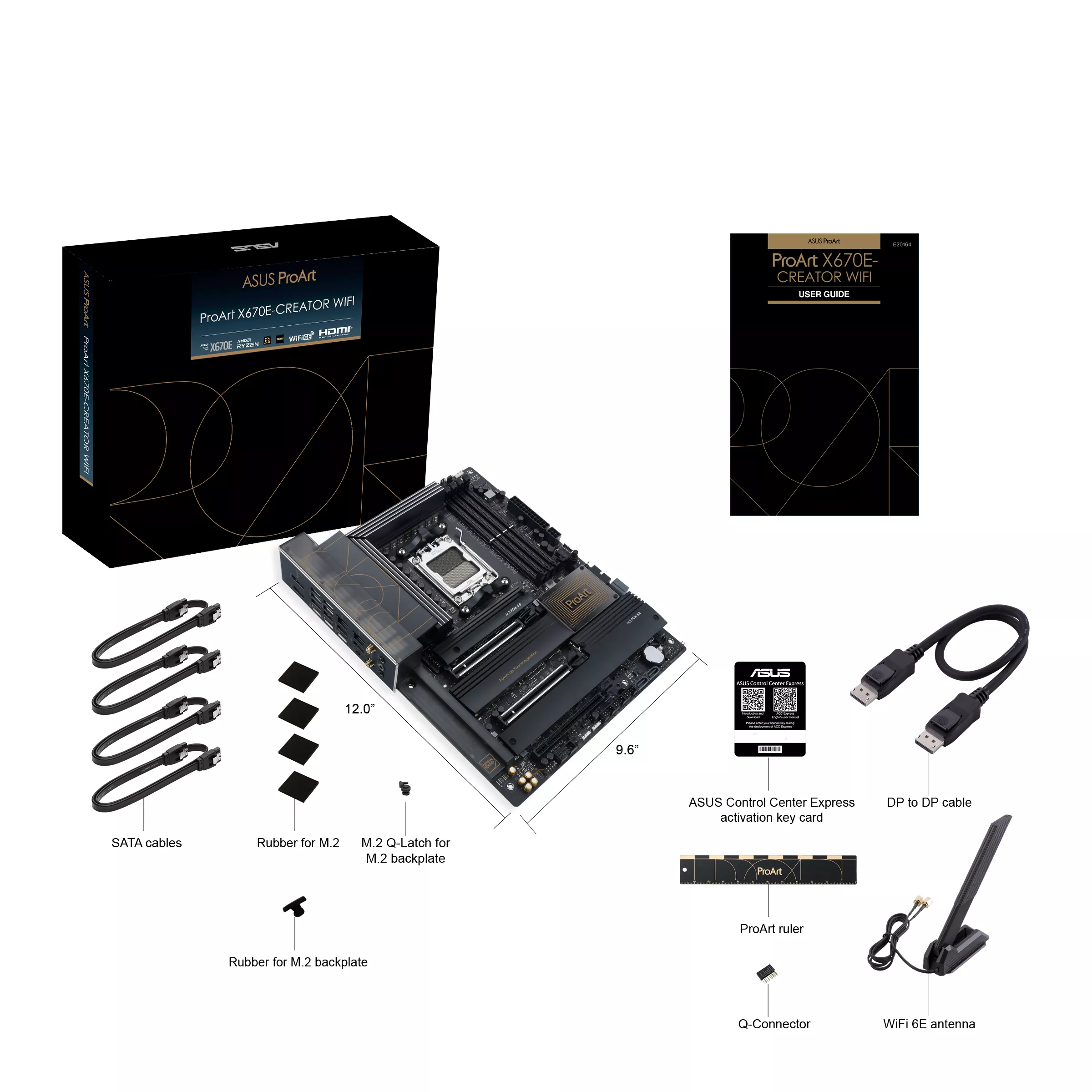 Vente ASUS ProArt X670E-CREATOR WIFI AM5 ATX MB 4xDIMM ASUS au meilleur prix - visuel 8