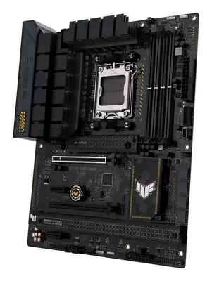 ASUS TUF GAMING B650-PLUS AMD B650 Emplacement AM5 Asus - visuel 1 - hello RSE - Conception optimisée des dissipateurs M.2