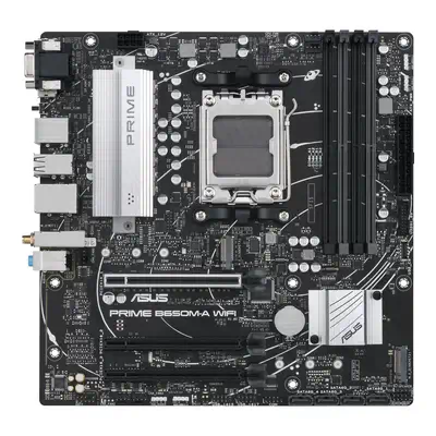 ASUS PRIME B650M-A WIFI AMD B650 Emplacement AM5 micro ATX - Asus - Carte mère - visuel 1