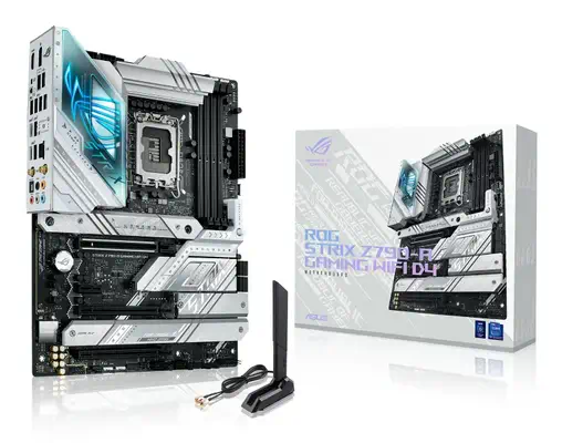 ROG STRIX Z790-A GAMING WIFI D4 Asus - visuel 1 - hello RSE - Plaque arrière M.2