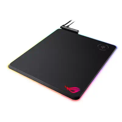 ASUS ROG Balteus Qi Tapis de souris de jeu Noir - Asus - visuel 1
