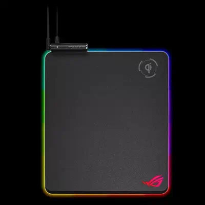 ASUS ROG Balteus Qi Tapis de souris de jeu Noir - Asus - visuel 2