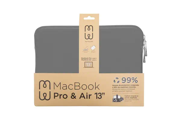MW Basics ²Life 33 cm (13") Housse Gris, Blanc - Sacoche & Housse - visuel 3